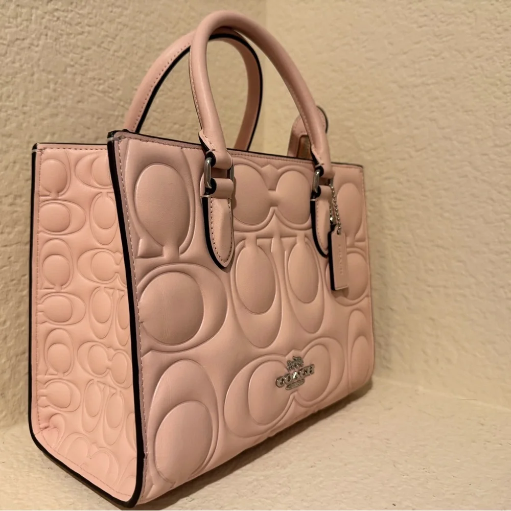Coach Maggie Small Tote Bag Baby Pink Blush NWT